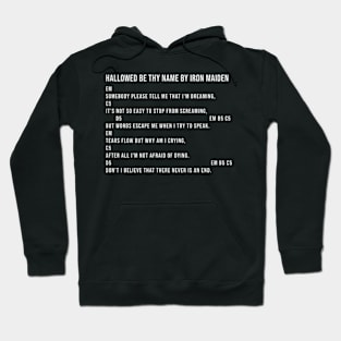 Hallowed Be Thy Name Chords Lyrics Hoodie